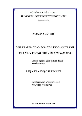 Giải pháp nâng cao năng lực cạnh tranh của Viễn thông