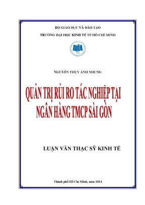 Quản Trị Rủi Ro Tác Nghiệp Tại Ngân Hàng Thương Mại Cổ