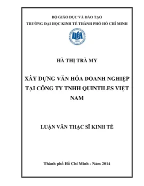 Xây Dựng Văn Hóa Doanh Nghiệp Tại Công Ty TNHH Quintiles