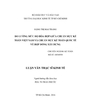 Luận văn thạc sĩ ueh đo lường mức độ hòa hợp giữa chuẩn mực kế toán việt nam và chuẩn mực kế toán quốc tế về hợp đồng xây dựng