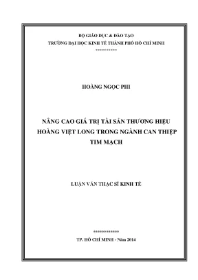 Nâng Cao Giá Trị Thương Hiệu Hoàng Việt Long Trong Ngành