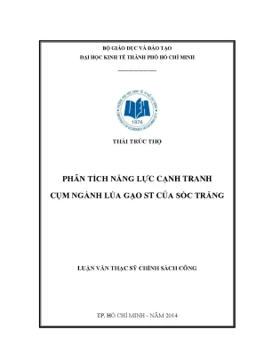 Phân Tích Năng Lực Cạnh Tranh Ngành Lúa Gạo Sóc Trăng