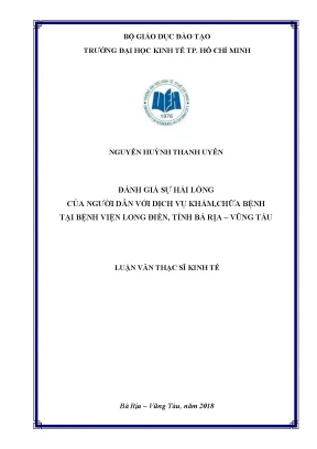 Đánh Giá Sự Hài Lòng Của Người Dân Về Dịch Vụ Khám Chữa