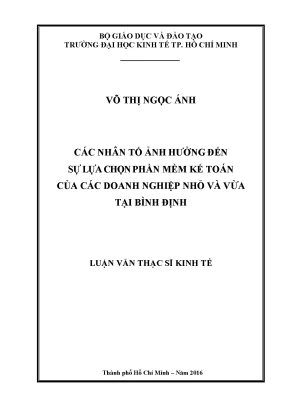 Những yếu tố quyết định sự lựa chọn phần mềm kế toán cho