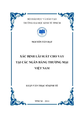 Luận văn: Lãi suất cho vay tại ngân hàng TM Việt Nam
