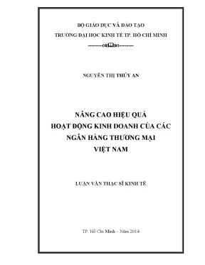 Luận văn: Nâng cao hiệu quả kinh doanh NHTM Việt Nam