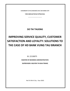 Cải thiện chất lượng dịch vụ và sự hài lòng của khách