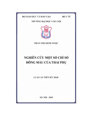 Nghiên cứu chỉ số đông máu ở thai phụ: Tác động và ý nghĩa