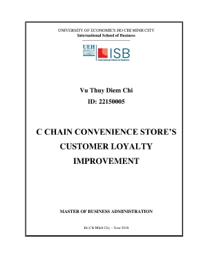 Cải thiện lòng trung thành của khách hàng tại chuỗi cửa