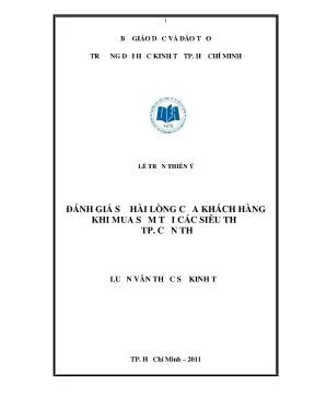 Đánh Giá Sự Hài Lòng Của Khách Hàng Khi Mua Sắm Tại Siêu