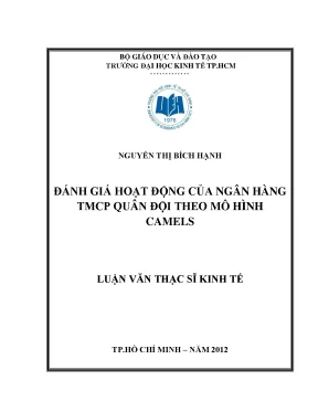 Luận văn: Phân tích ngân hàng MB Bank theo mô hình CAMELS