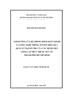 Ảnh hưởng của Kiểm Soát Nội Bộ và Công Nghệ Thông Tin