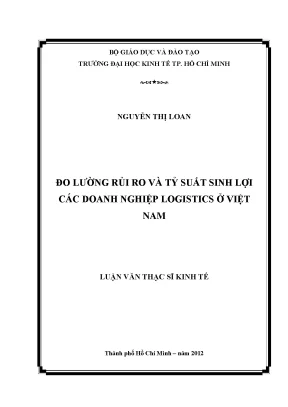 Đo Lường Rủi Ro và Tỷ Suất Sinh Lợi Doanh Nghiệp