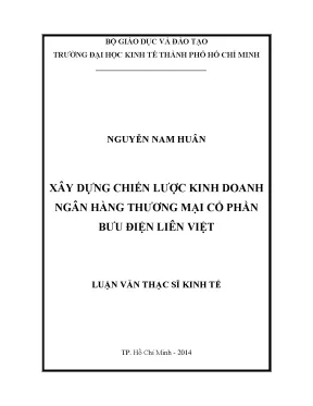 Luận văn chiến lược kinh doanh Ngân hàng Liên Việt (UEH)