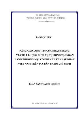 Nâng cao lòng tin khách hàng với dịch vụ tự động tại