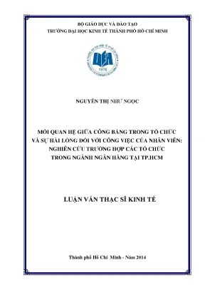 Mối Quan Hệ Giữa Năng Lực Học Tập Tổ Chức và Sự Hài Lòng