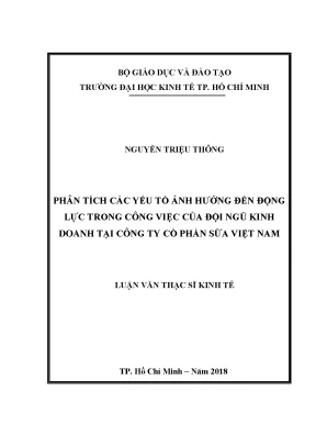 Phân Tích Động Lực Làm Việc Của Đội Ngũ Kinh Doanh Tại