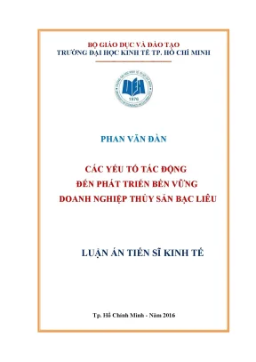 Các yếu tố ảnh hưởng đến phát triển bền vững doanh