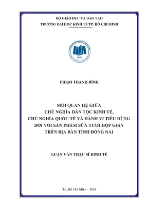 Mối Quan Hệ Giữa Chủ Nghĩa Dân Tộc Kinh Tế và Hành Vi
