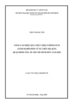 Nâng cao hiệu quả chính sách giảm nghèo bền vững tại