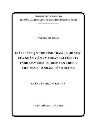 Giải pháp giảm tỷ lệ nghỉ việc của nhân viên kỹ thuật