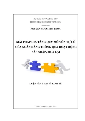 Giải pháp tăng quy mô vốn tự có ngân hàng qua M&A