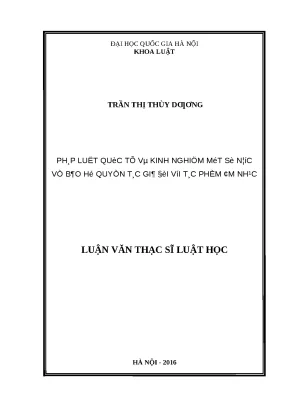 Bảo hộ quyền tác giả âm nhạc: Kinh nghiệm quốc tế và