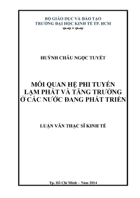 Mối Quan Hệ Phi Tuyến Giữa Lạm Phát và Tăng Trưởng Kinh