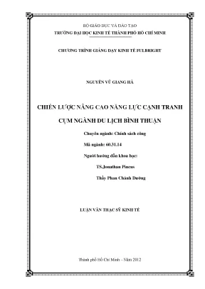 Chiến Lược Nâng Cao Năng Lực Cạnh Tranh Ngành Du Lịch