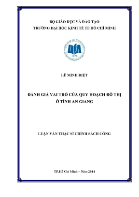 Đánh Giá Vai Trò Quy Hoạch Đô Thị Tại An Giang