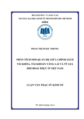 Phân Tích Mối Quan Hệ Giữa Chính Sách Tài Khóa và Tỷ Giá