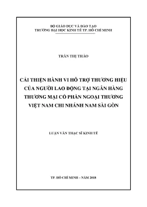 Cải thiện hành vi hỗ trợ thương hiệu tại Vietcombank Nam