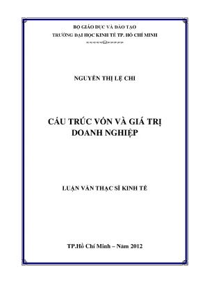 Cấu Trúc Vốn và Giá Trị Doanh Nghiệp: Nghiên Cứu Luận