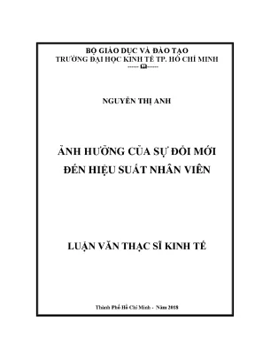Ảnh hưởng của đổi mới đến hiệu suất nhân viên