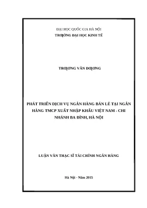 Phát Triển Dịch Vụ Ngân Hàng Bán Lẻ Tại Eximbank Chi