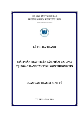 Luận văn L/C UPAS tại Sacombank: Giải pháp phát triển