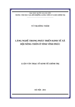 Phát Triển Làng Nghề Góp Phần Thúc Đẩy Kinh Tế Xã Hội