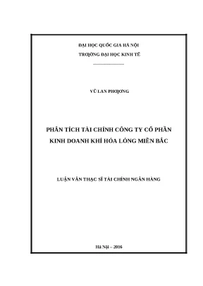 Phân tích tài chính công ty khí hóa lỏng miền Bắc