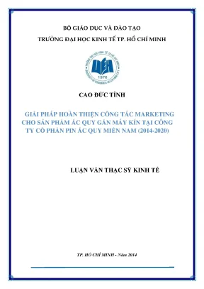 Giải pháp marketing cho sản phẩm ắc quy gắn máy kín tại