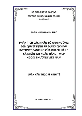 Phân Tích Các Nhân Tố Ảnh Hưởng Đến Quyết Định Sử Dụng