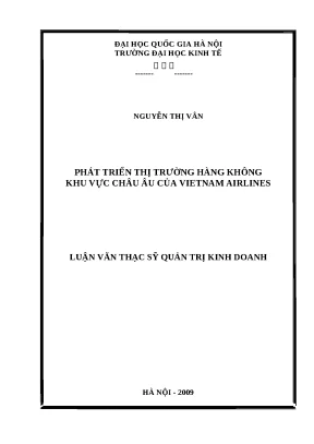 Phát Triển Thị Trường Hàng Không Châu Âu Của Vietnam 