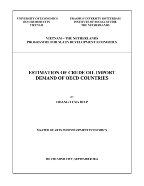 Phân Tích Nhu Cầu Nhập Khẩu Dầu Thô Của Các Nước OECD