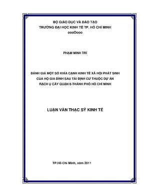 Đánh Giá Tác Động Kinh Tế - Xã Hội Của Hộ Gia Đình Sau