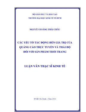 Các yếu tố ảnh hưởng đến giá trị quảng cáo trực tuyến