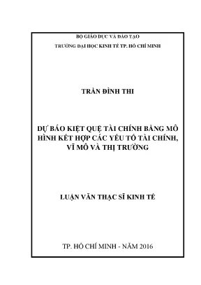 Dự Báo Kiệt Quệ Tài Chính: Mô Hình Kết Hợp Yếu Tố Tài