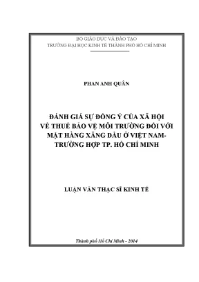 Luận văn Thuế bảo vệ môi trường xăng dầu (UEH)