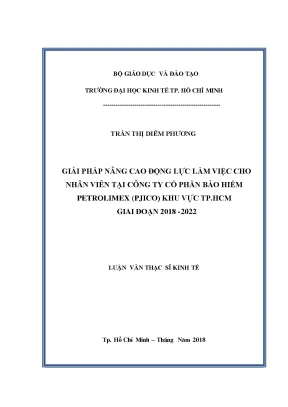 Giải pháp nâng cao động lực làm việc cho nhân viên tại