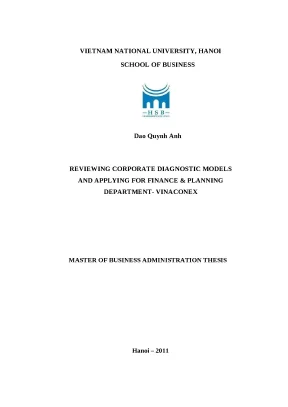 Mô Hình Rà Soát Chẩn Đoán Doanh Nghiệp Tại Vinaconex
