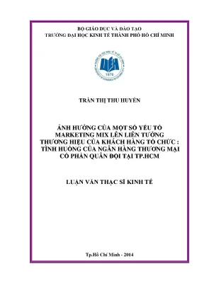 Luận văn: Marketing Mix và Liên tưởng thương hiệu (MB Bank)