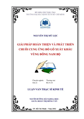 Giải pháp phát triển chuỗi cung ứng đồ gỗ xuất khẩu vùng